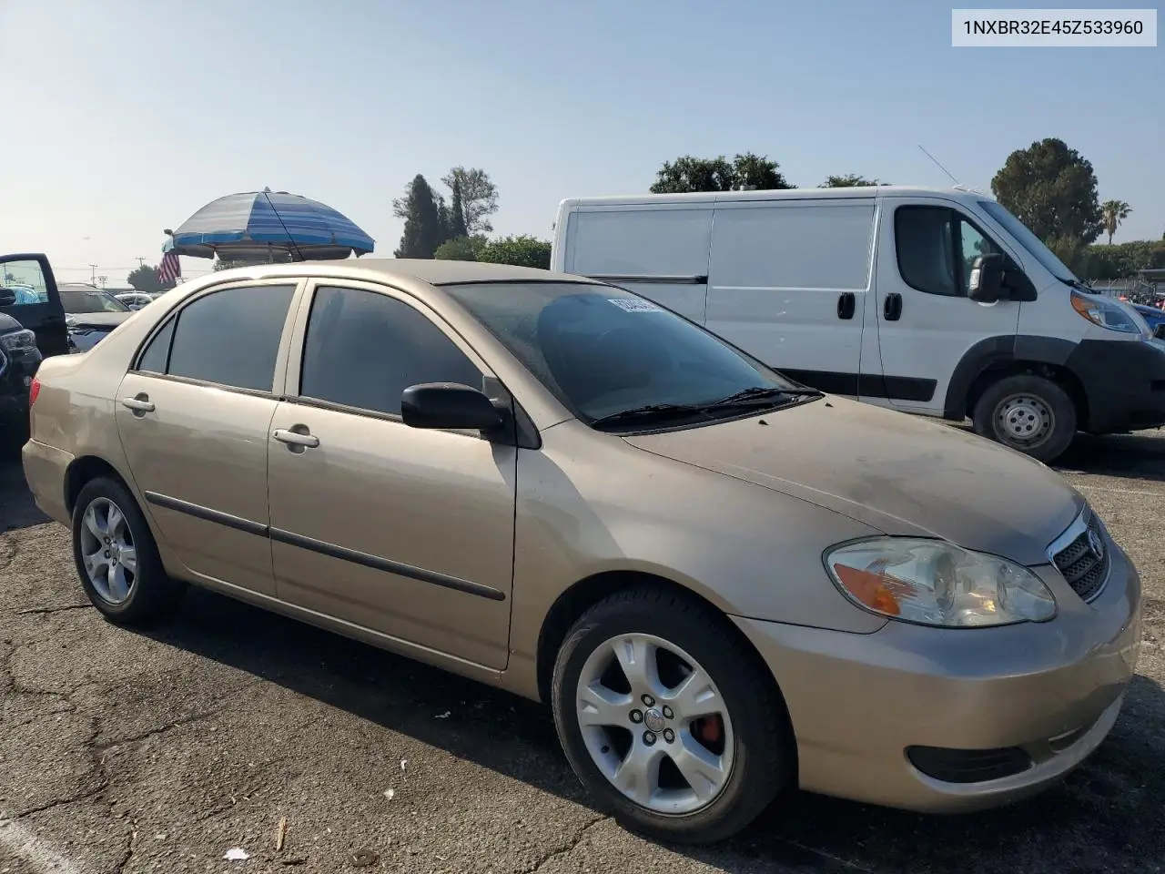2005 Toyota Corolla Ce VIN: 1NXBR32E45Z533960 Lot: 62840345