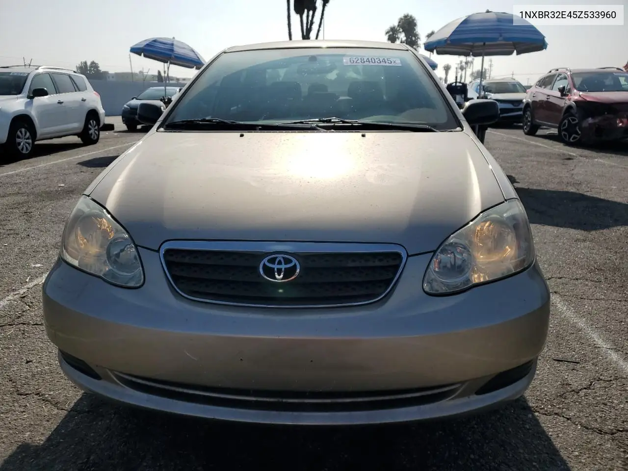 2005 Toyota Corolla Ce VIN: 1NXBR32E45Z533960 Lot: 62840345