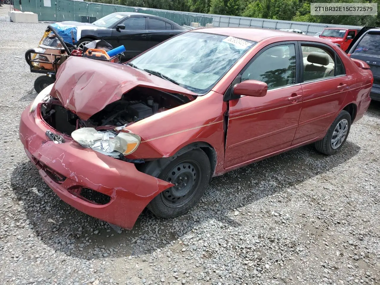 2005 Toyota Corolla Ce VIN: 2T1BR32E15C372579 Lot: 62933485