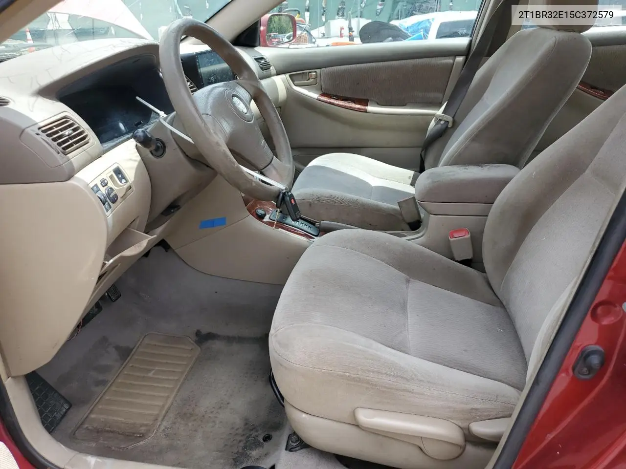 2005 Toyota Corolla Ce VIN: 2T1BR32E15C372579 Lot: 62933485
