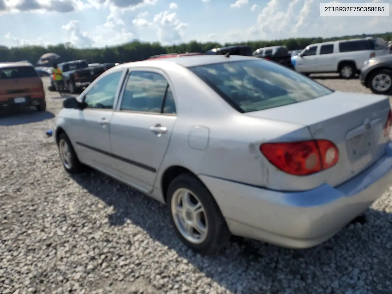 2005 Toyota Corolla Ce VIN: 2T1BR32E75C358685 Lot: 63114425