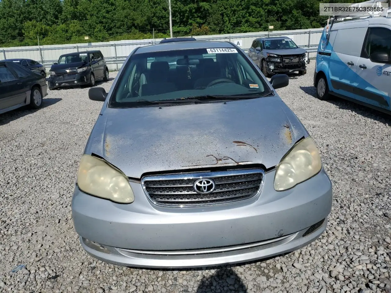 2005 Toyota Corolla Ce VIN: 2T1BR32E75C358685 Lot: 63114425