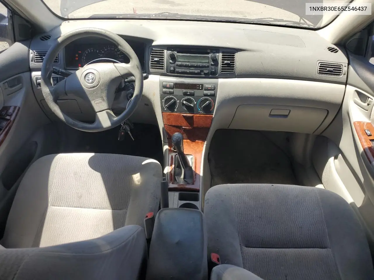 2005 Toyota Corolla Ce VIN: 1NXBR30E65Z546437 Lot: 63141845