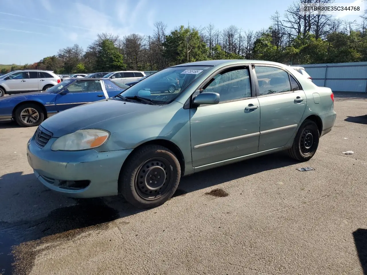 2005 Toyota Corolla Ce VIN: 2T1BR30E35C344768 Lot: 63755185