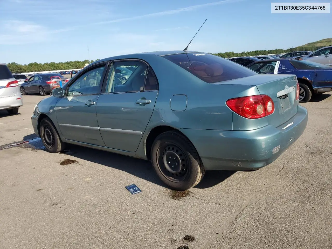 2005 Toyota Corolla Ce VIN: 2T1BR30E35C344768 Lot: 63755185