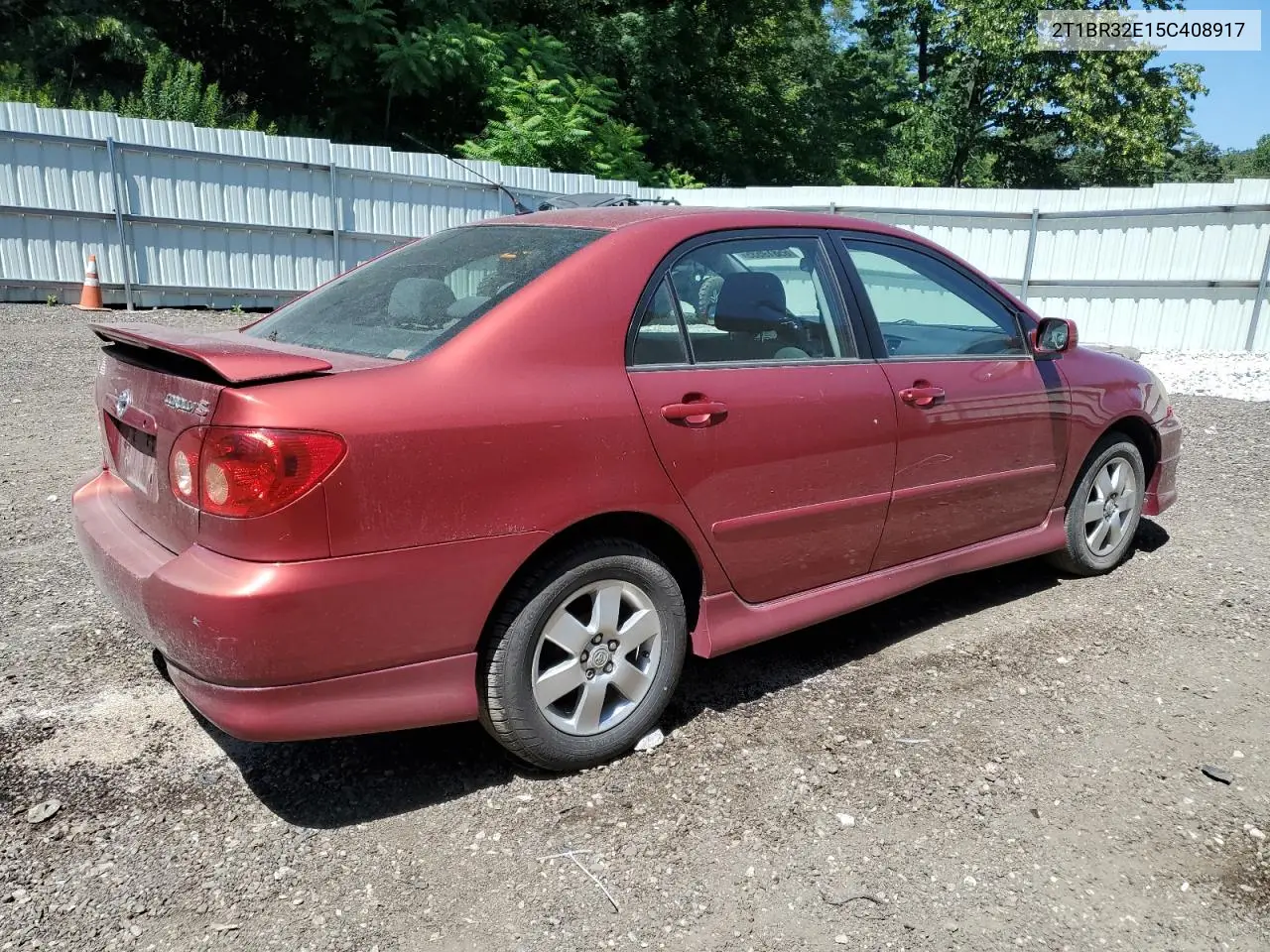 2005 Toyota Corolla Ce VIN: 2T1BR32E15C408917 Lot: 65819535