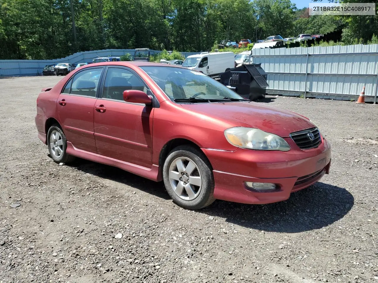 2005 Toyota Corolla Ce VIN: 2T1BR32E15C408917 Lot: 65819535