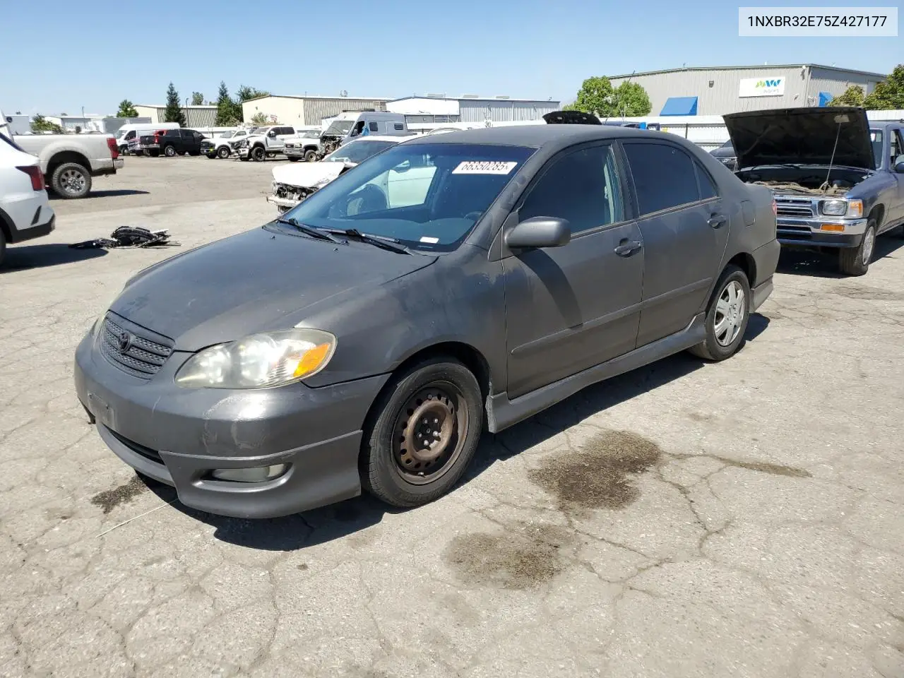 2005 Toyota Corolla Ce VIN: 1NXBR32E75Z427177 Lot: 66350285