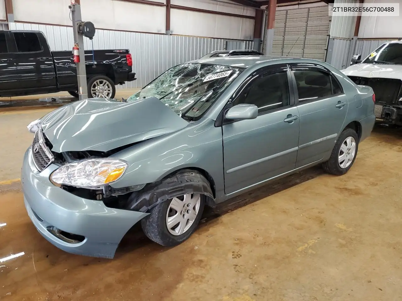 2006 Toyota Corolla Ce VIN: 2T1BR32E56C700488 Lot: 56774065
