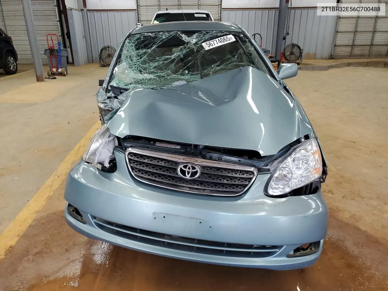 2006 Toyota Corolla Ce VIN: 2T1BR32E56C700488 Lot: 56774065