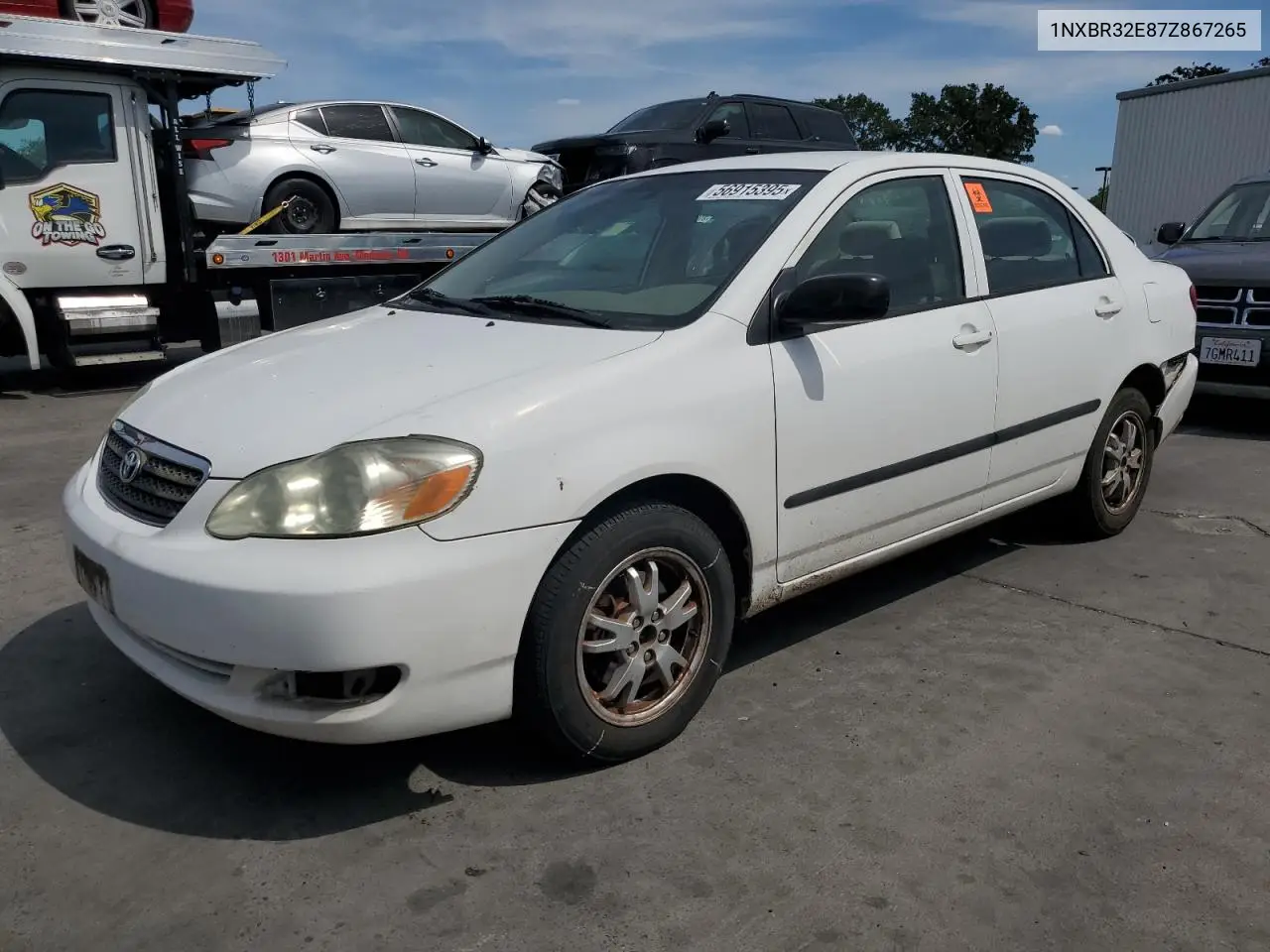 2007 Toyota Corolla Ce VIN: 1NXBR32E87Z867265 Lot: 56915395