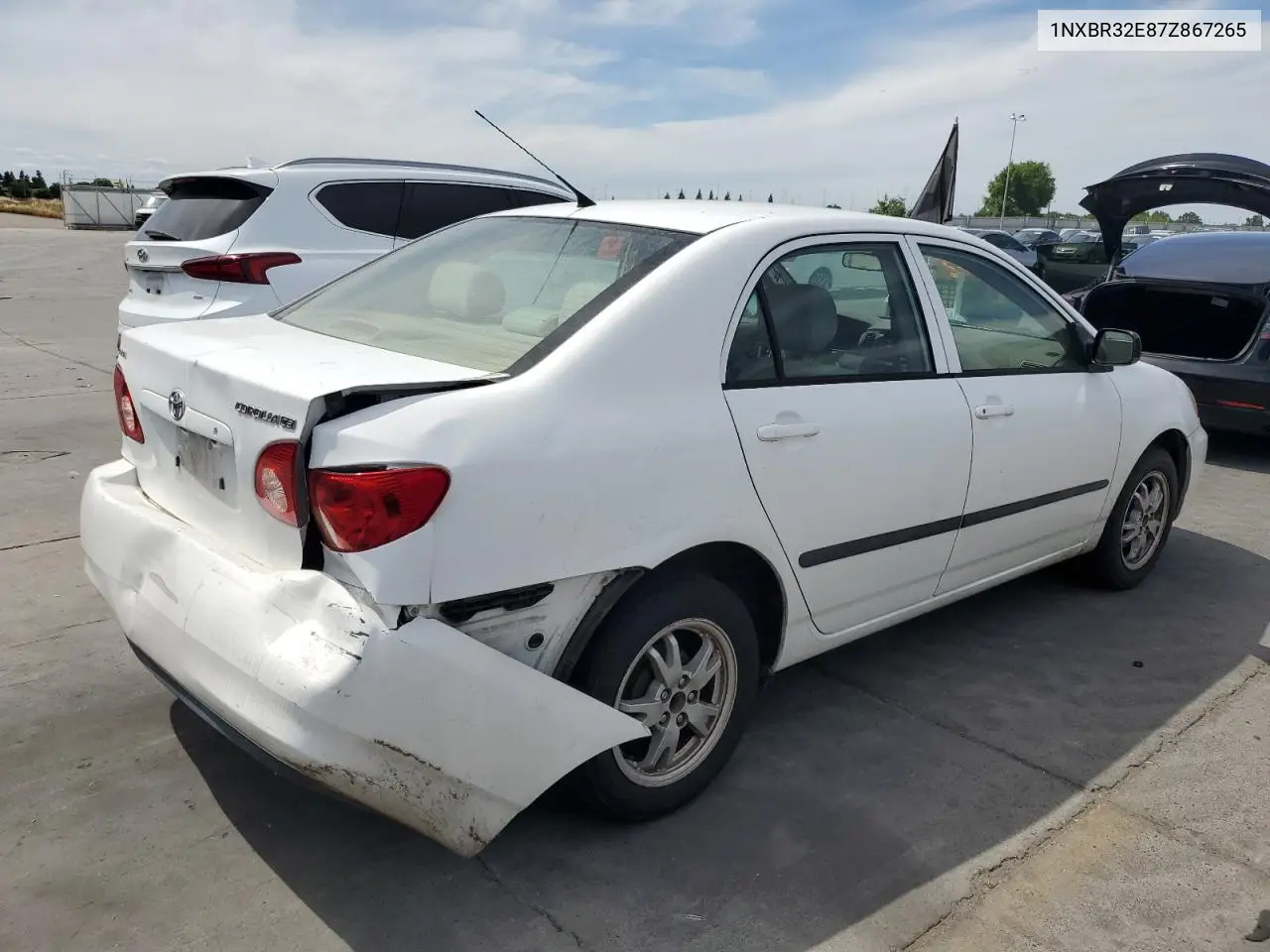 2007 Toyota Corolla Ce VIN: 1NXBR32E87Z867265 Lot: 56915395