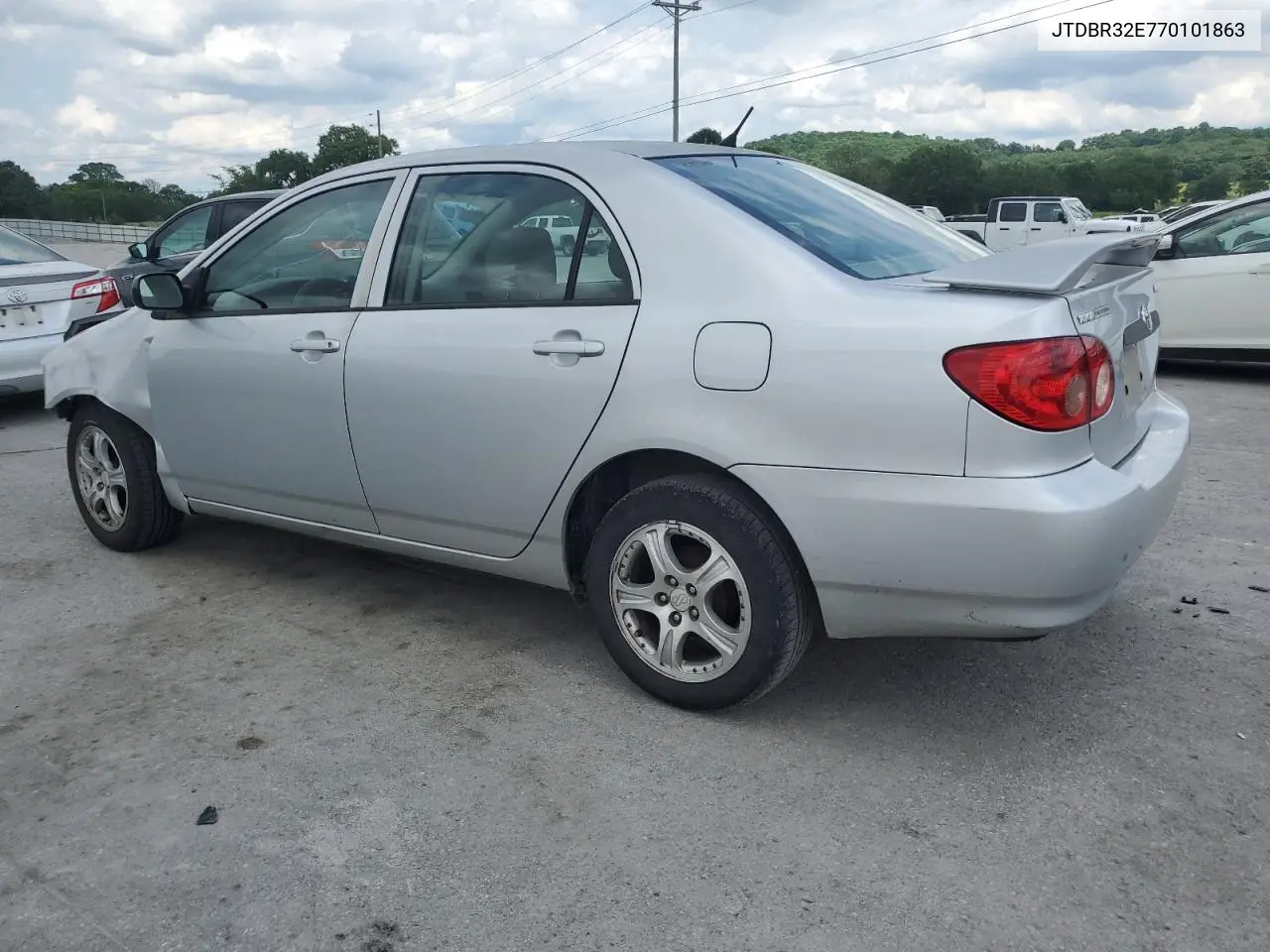 2007 Toyota Corolla Ce VIN: JTDBR32E770101863 Lot: 56990185