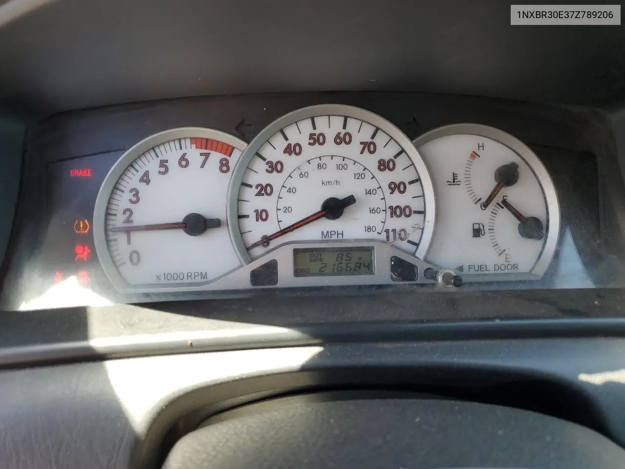 2007 Toyota Corolla Ce VIN: 1NXBR30E37Z789206 Lot: 57170435