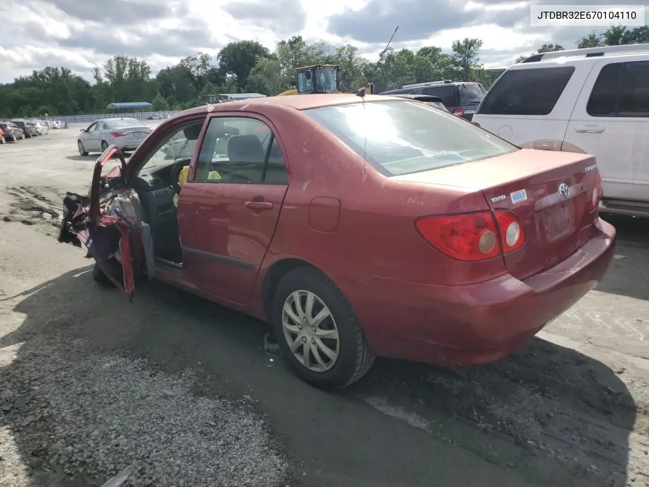 2007 Toyota Corolla Ce VIN: JTDBR32E670104110 Lot: 58158895