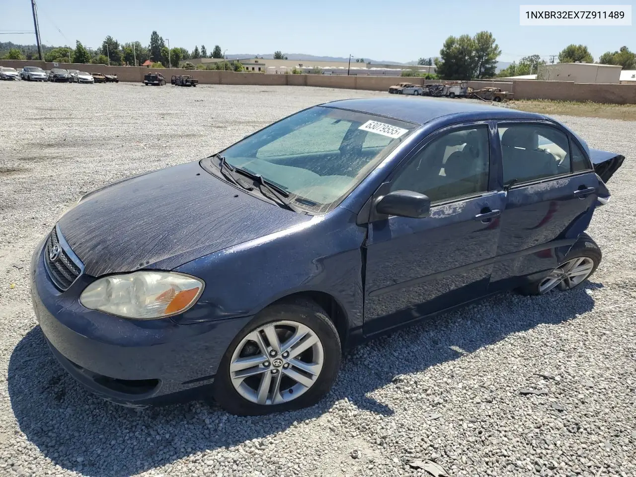 2007 Toyota Corolla Ce VIN: 1NXBR32EX7Z911489 Lot: 63079555