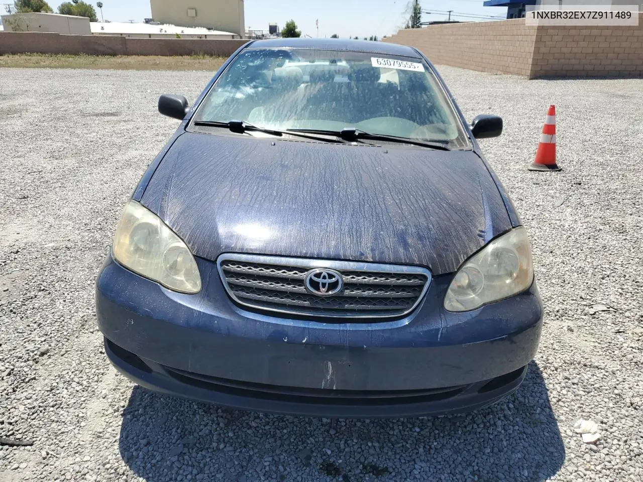 2007 Toyota Corolla Ce VIN: 1NXBR32EX7Z911489 Lot: 63079555