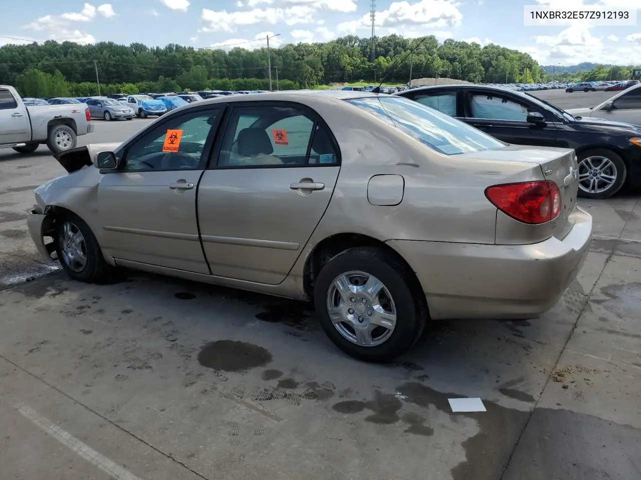 2007 Toyota Corolla Ce VIN: 1NXBR32E57Z912193 Lot: 63095945