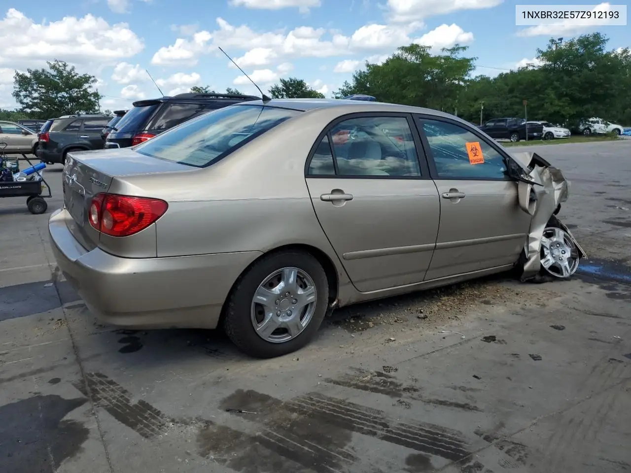 2007 Toyota Corolla Ce VIN: 1NXBR32E57Z912193 Lot: 63095945