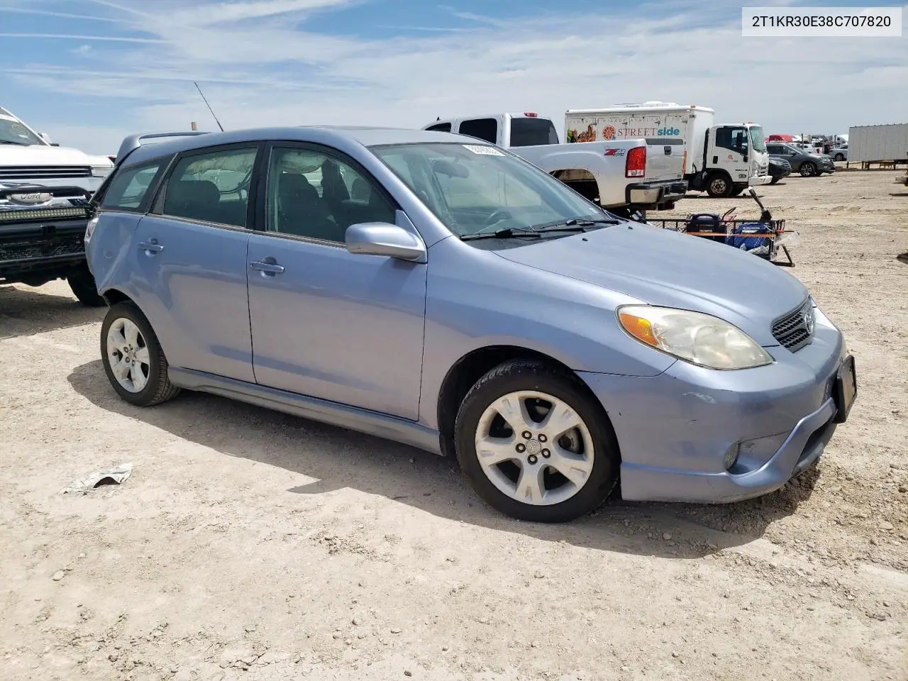 2008 Toyota Corolla Matrix Xr VIN: 2T1KR30E38C707820 Lot: 55790835
