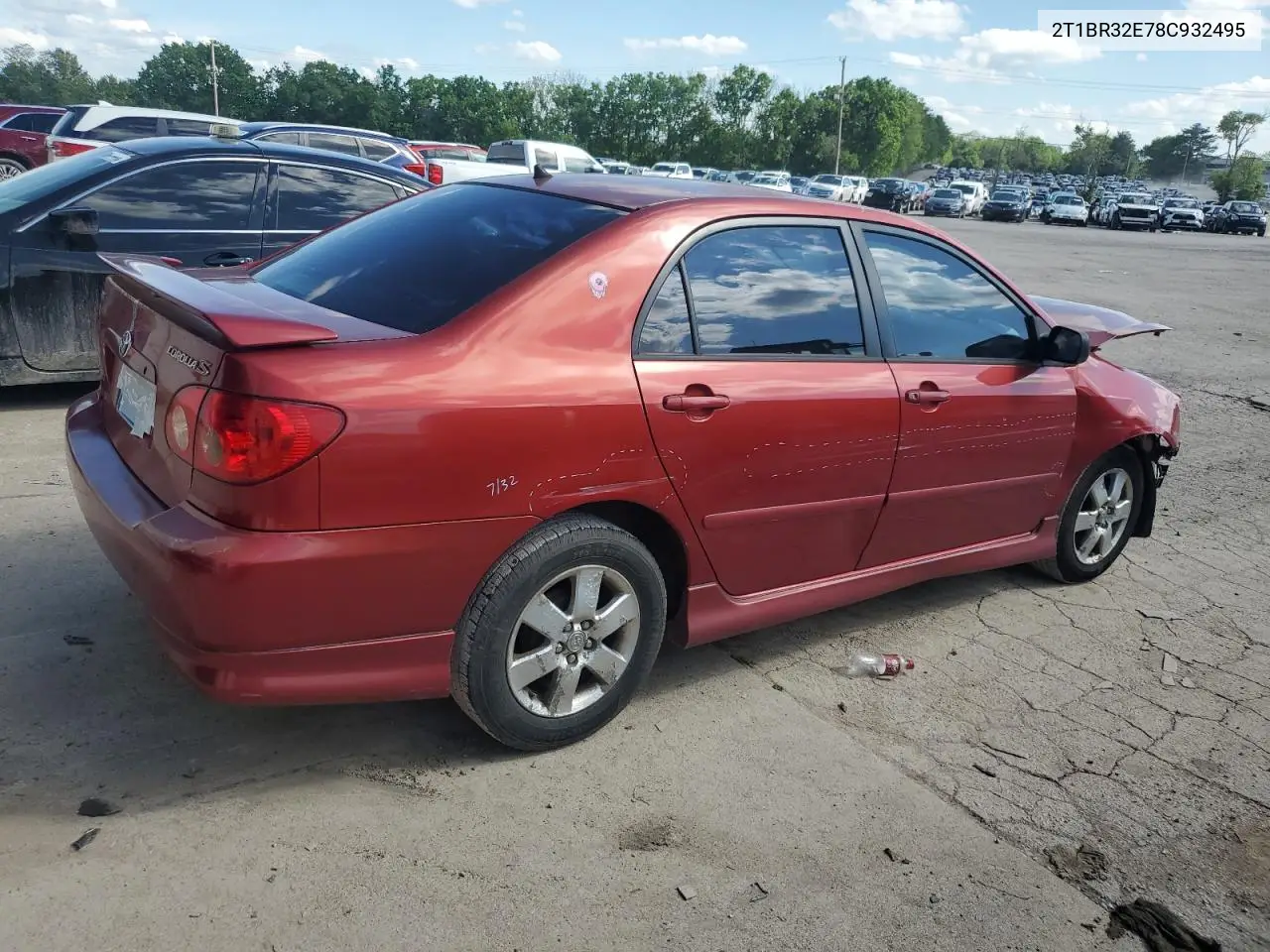 2008 Toyota Corolla Ce VIN: 2T1BR32E78C932495 Lot: 56677785
