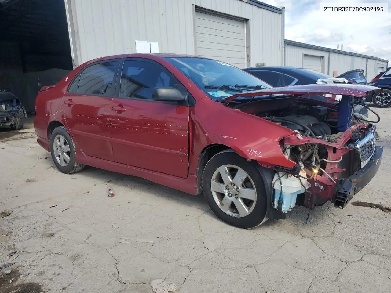 2008 Toyota Corolla Ce VIN: 2T1BR32E78C932495 Lot: 56677785