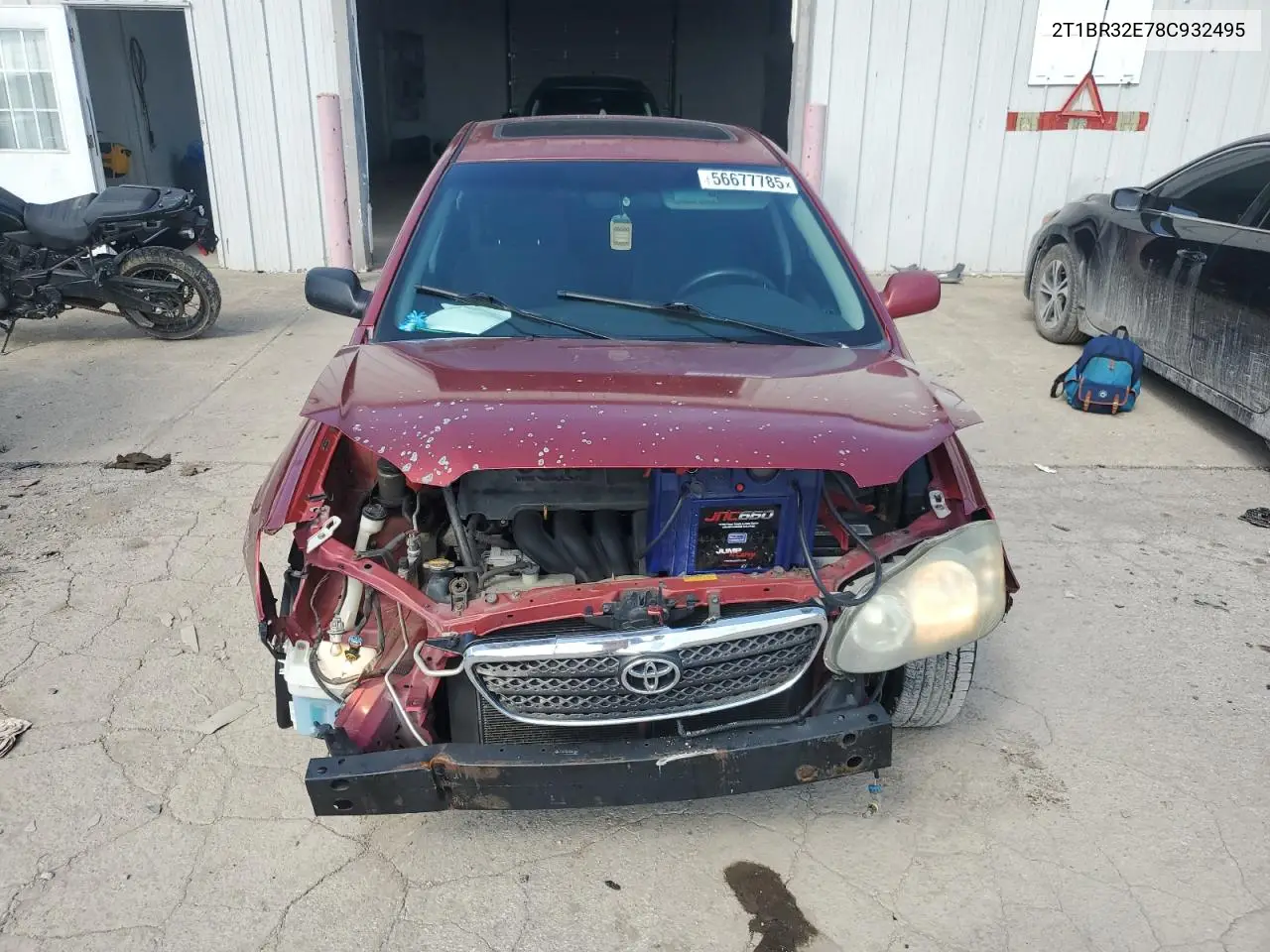 2008 Toyota Corolla Ce VIN: 2T1BR32E78C932495 Lot: 56677785