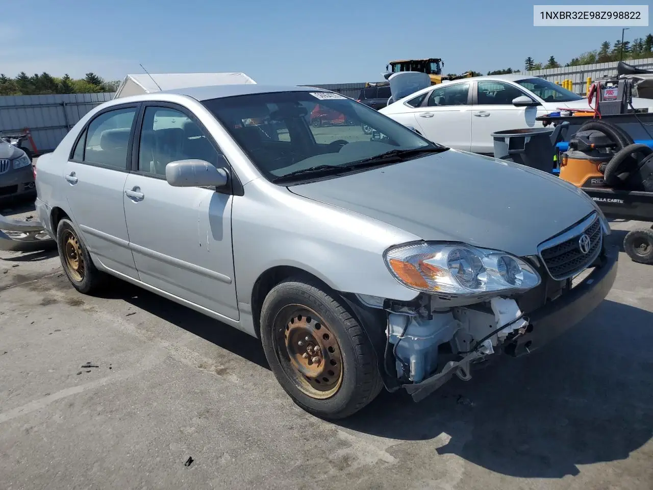 2008 Toyota Corolla Ce VIN: 1NXBR32E98Z998822 Lot: 56954235