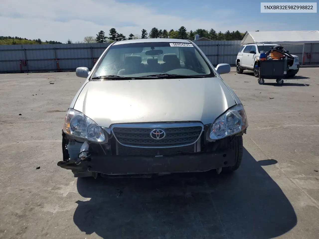 2008 Toyota Corolla Ce VIN: 1NXBR32E98Z998822 Lot: 56954235