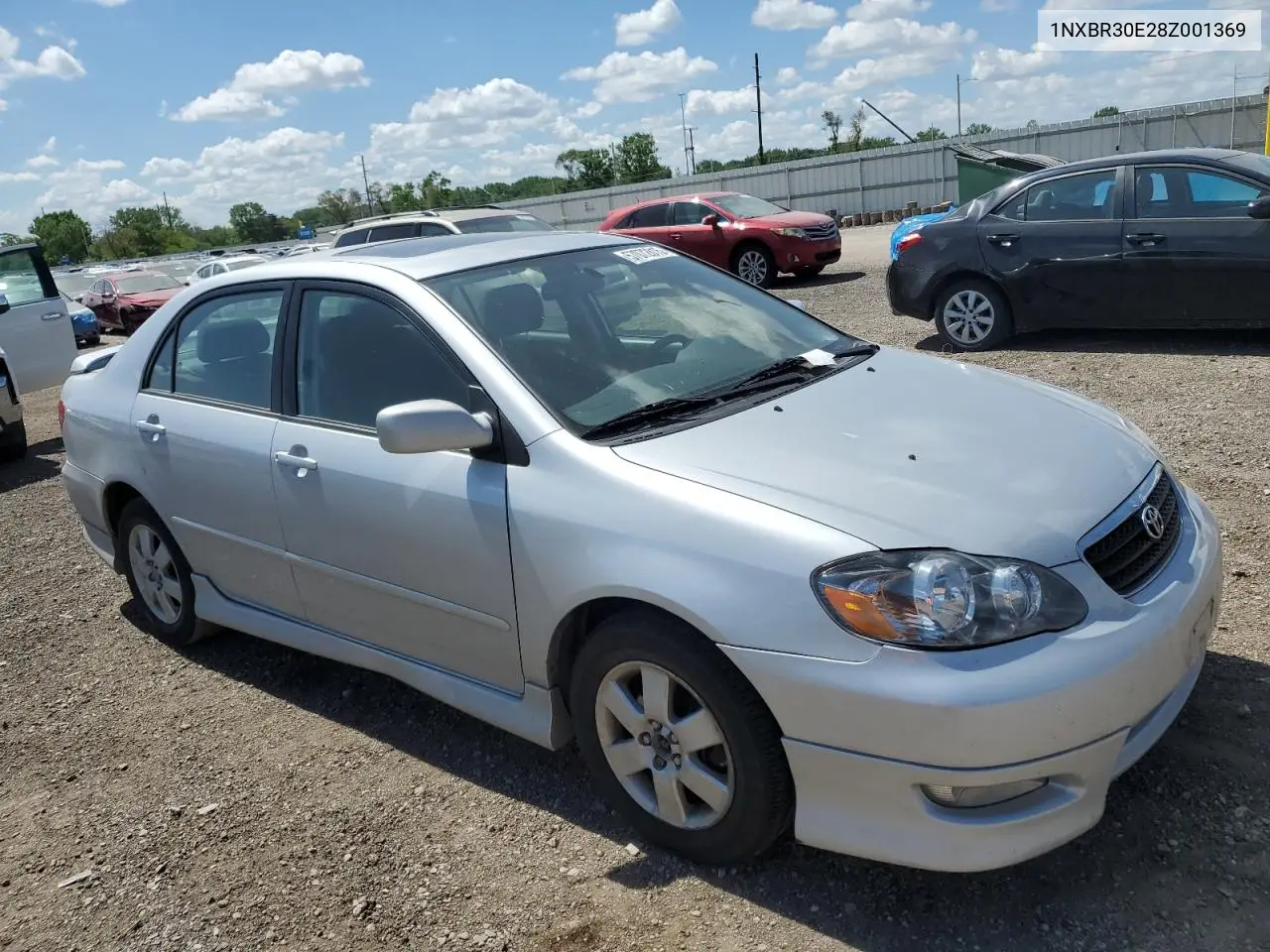 2008 Toyota Corolla Ce VIN: 1NXBR30E28Z001369 Lot: 57072815