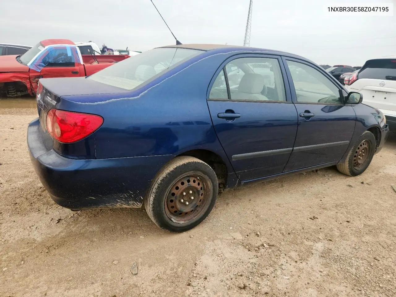 2008 Toyota Corolla Ce VIN: 1NXBR30E58Z047195 Lot: 60575145