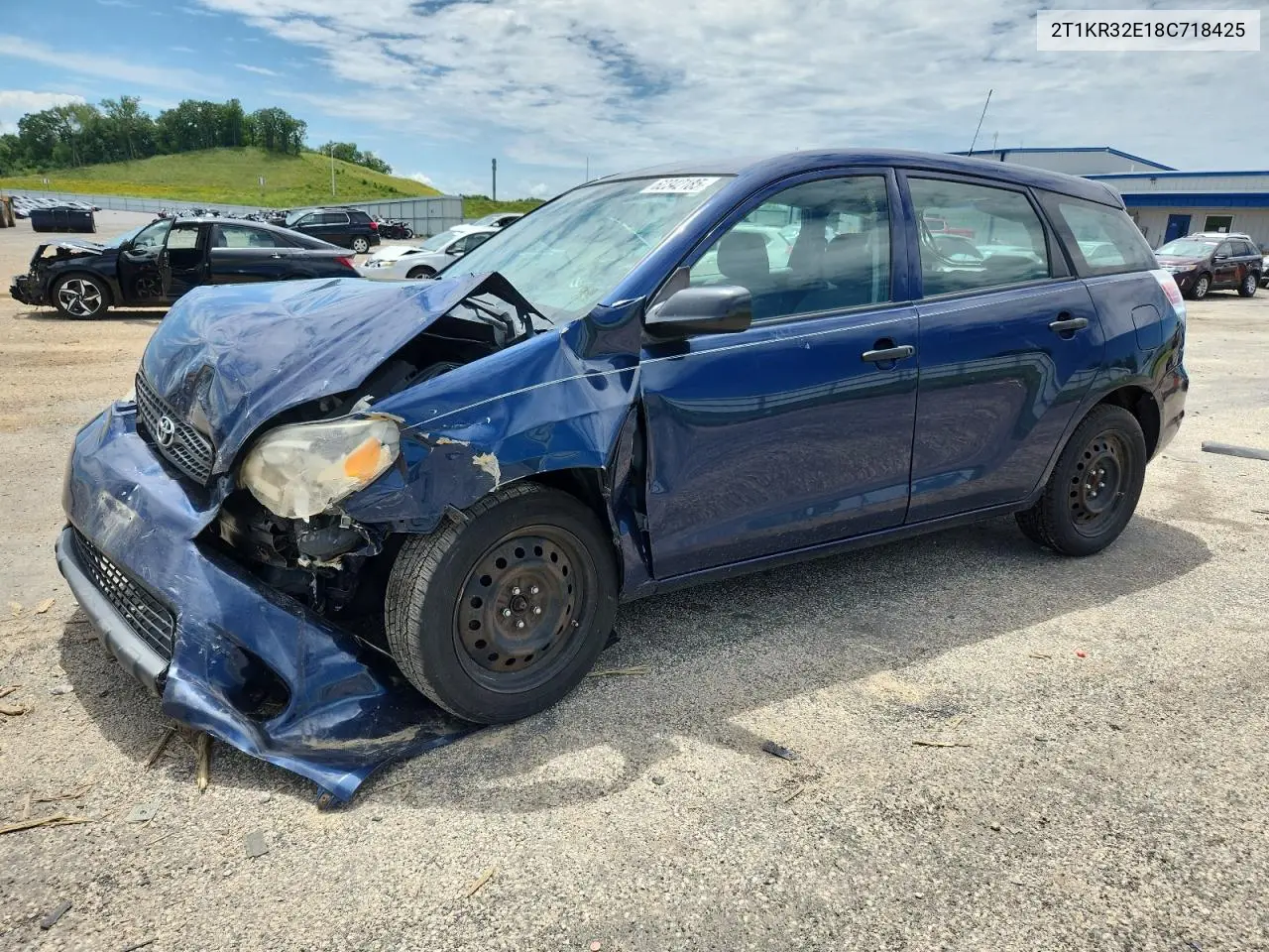2008 Toyota Corolla Matrix Xr VIN: 2T1KR32E18C718425 Lot: 62342185
