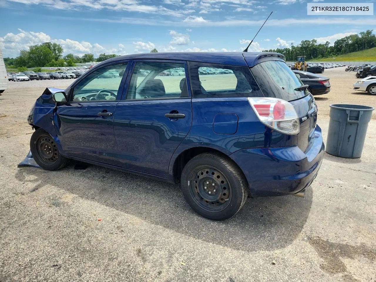 2008 Toyota Corolla Matrix Xr VIN: 2T1KR32E18C718425 Lot: 62342185