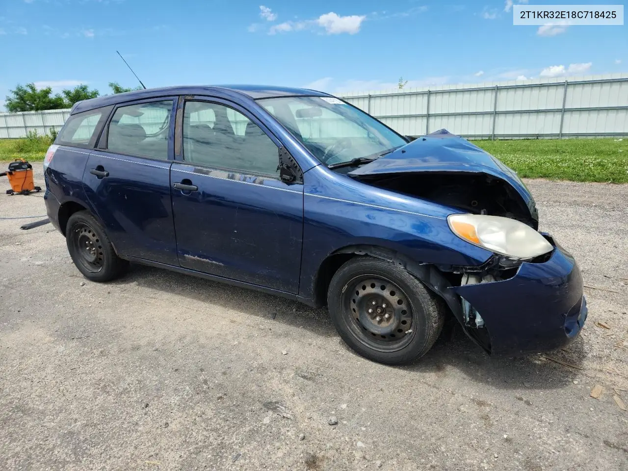 2008 Toyota Corolla Matrix Xr VIN: 2T1KR32E18C718425 Lot: 62342185