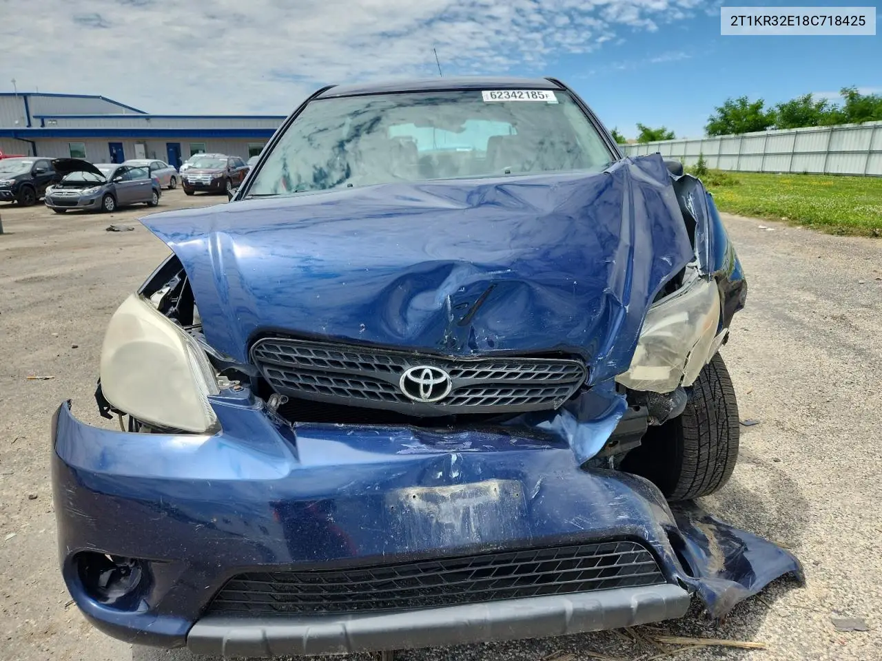 2008 Toyota Corolla Matrix Xr VIN: 2T1KR32E18C718425 Lot: 62342185