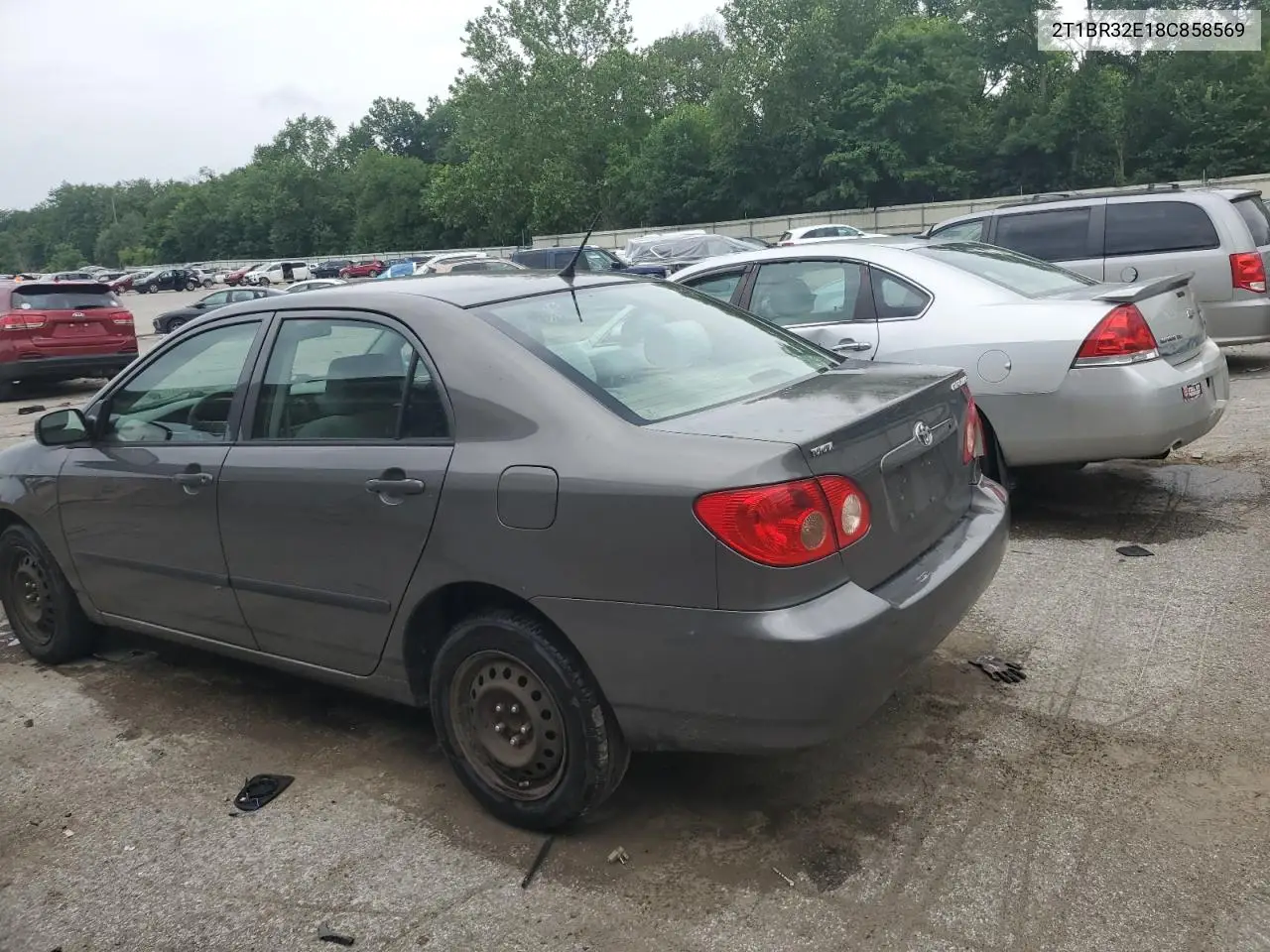 2008 Toyota Corolla Ce VIN: 2T1BR32E18C858569 Lot: 62940655