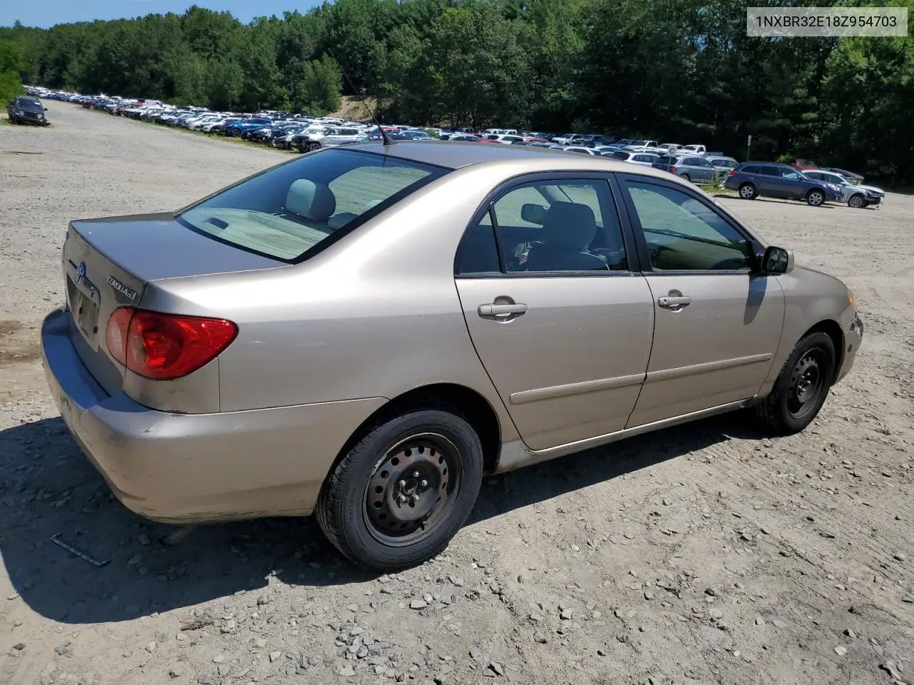 2008 Toyota Corolla Ce VIN: 1NXBR32E18Z954703 Lot: 62953085