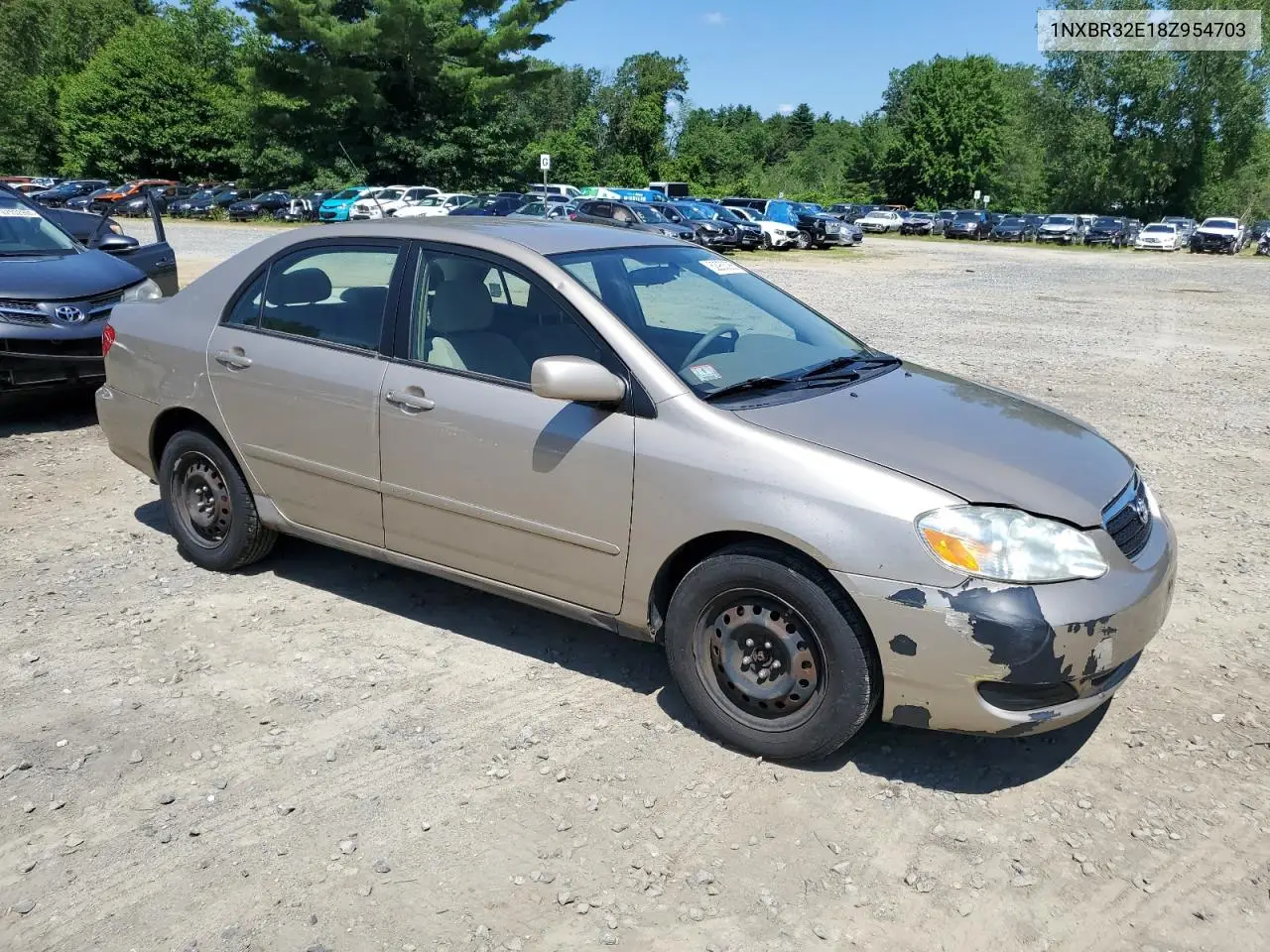 2008 Toyota Corolla Ce VIN: 1NXBR32E18Z954703 Lot: 62953085