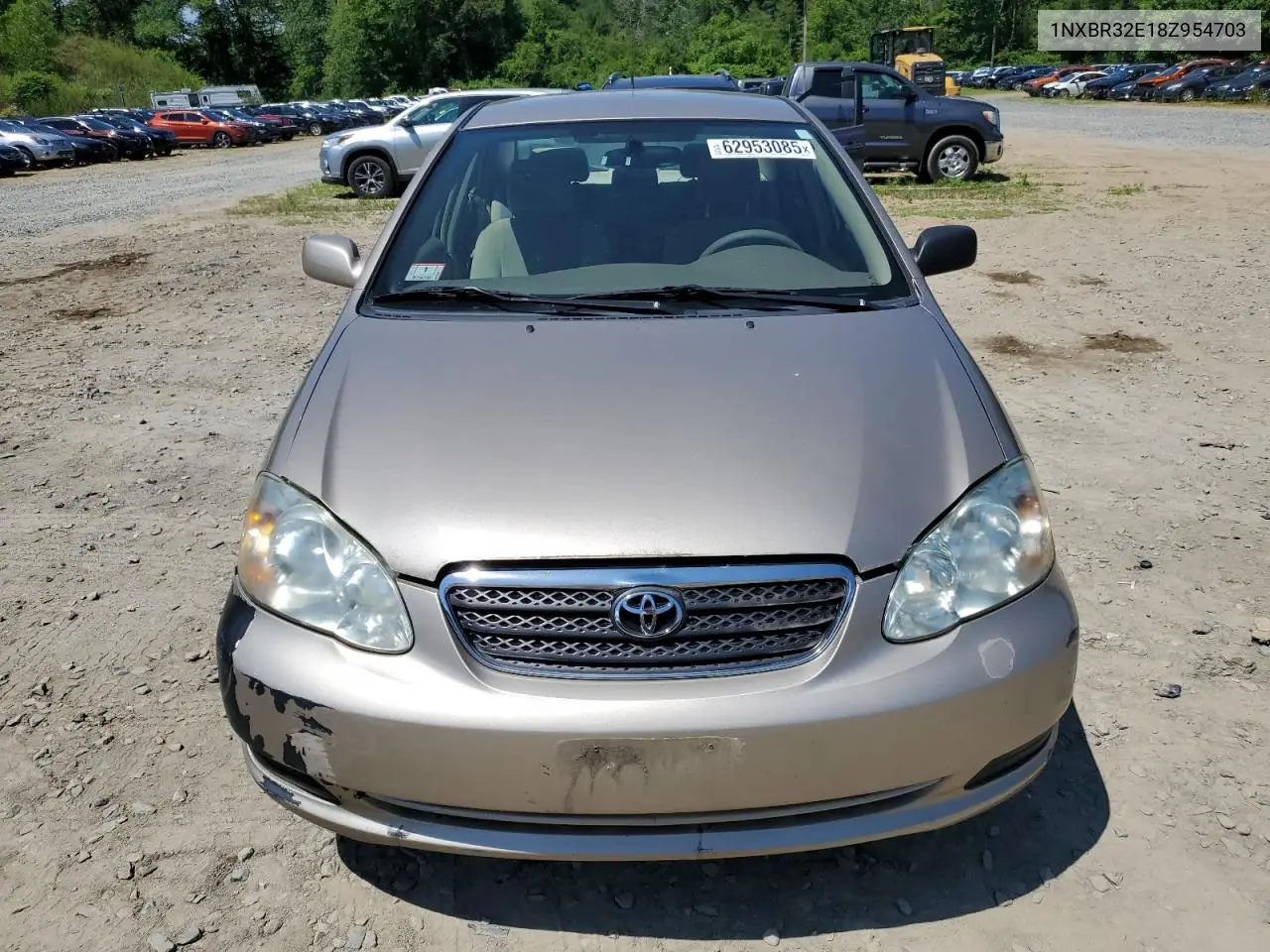 2008 Toyota Corolla Ce VIN: 1NXBR32E18Z954703 Lot: 62953085
