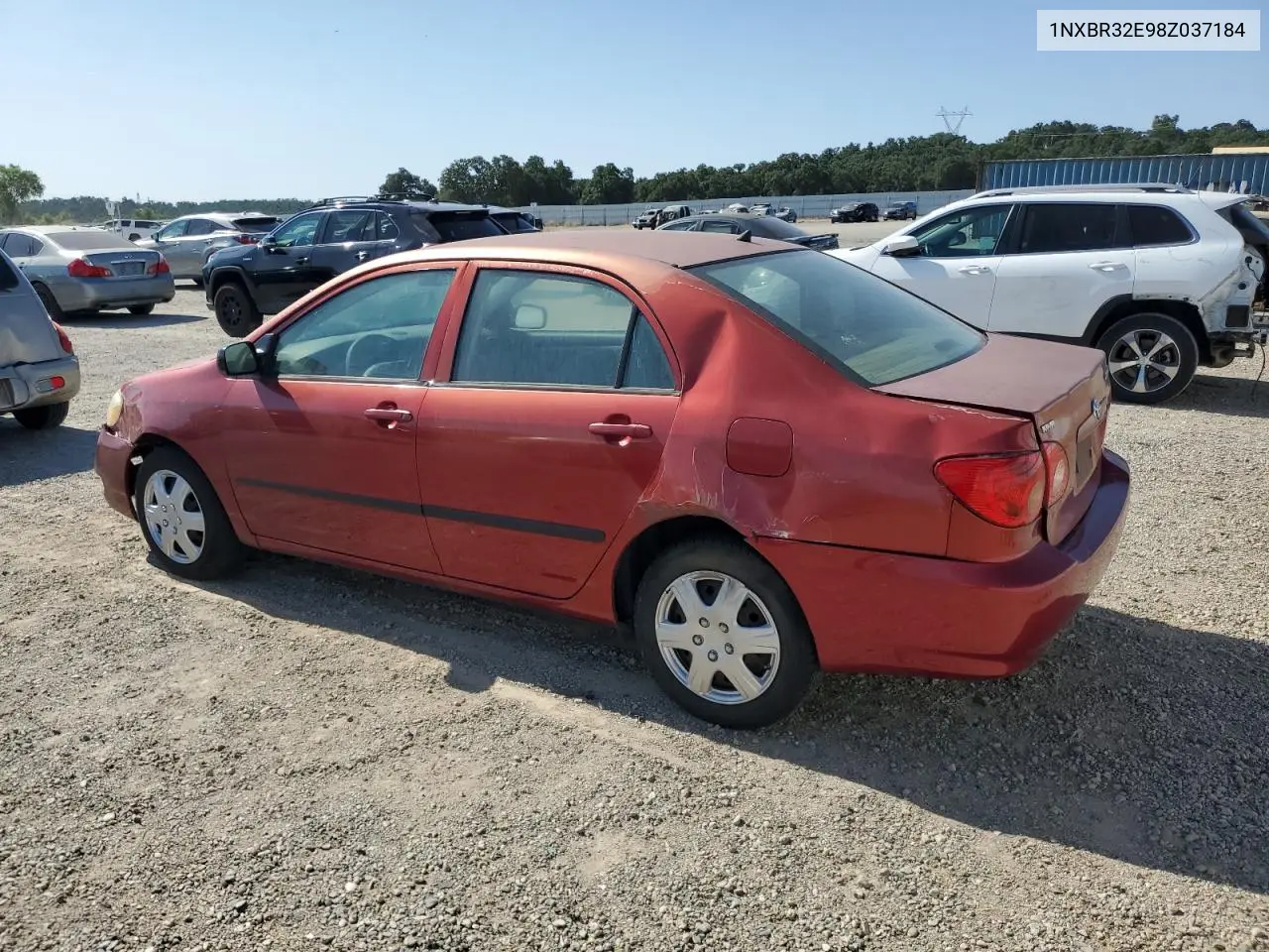 2008 Toyota Corolla Ce VIN: 1NXBR32E98Z037184 Lot: 62957865