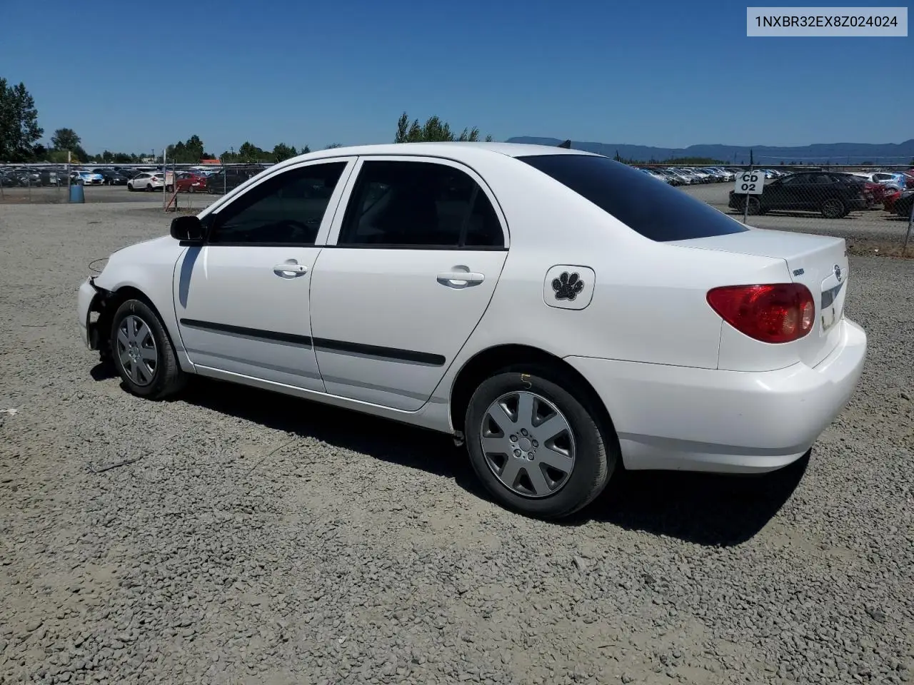2008 Toyota Corolla Ce VIN: 1NXBR32EX8Z024024 Lot: 63119505