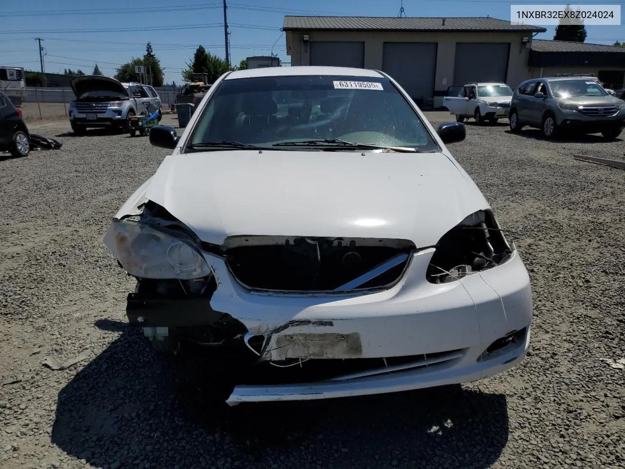 2008 Toyota Corolla Ce VIN: 1NXBR32EX8Z024024 Lot: 63119505
