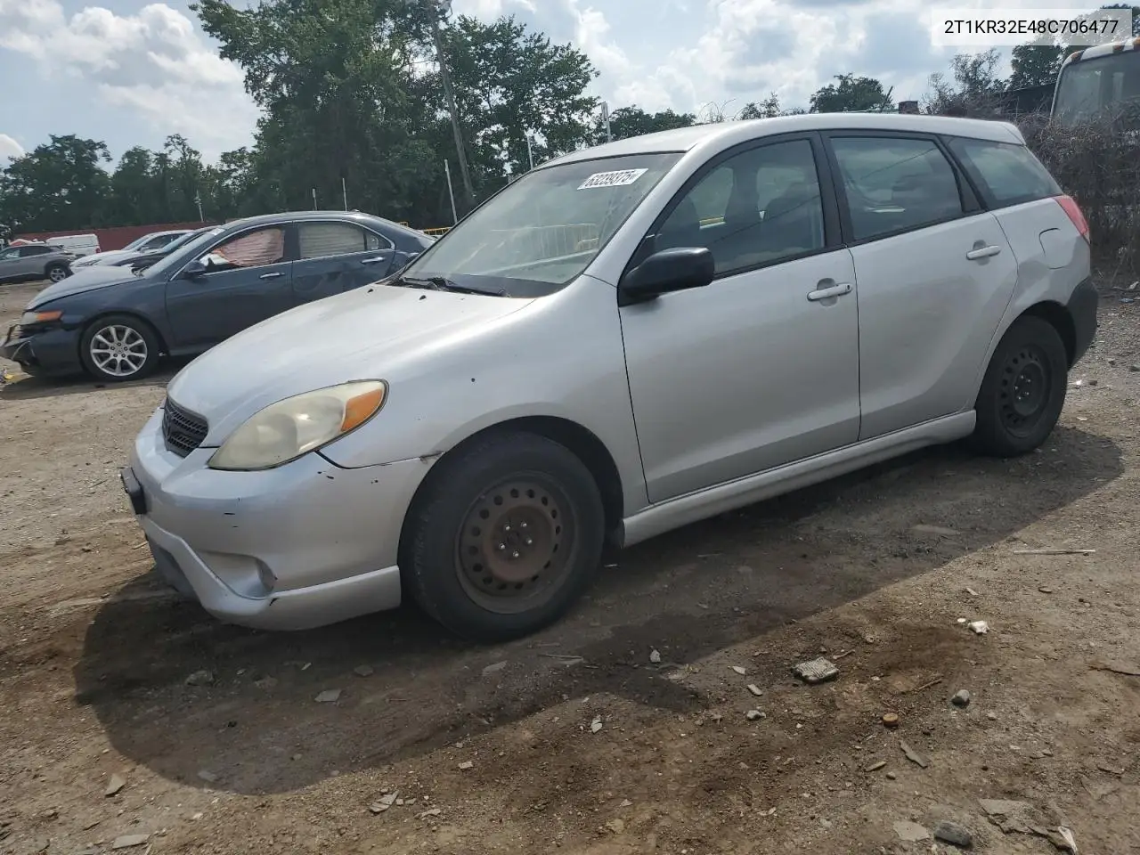 2t1kr32e48c706477 2T1KR32E48C706477 2008 Toyota Corolla Matrix Xr