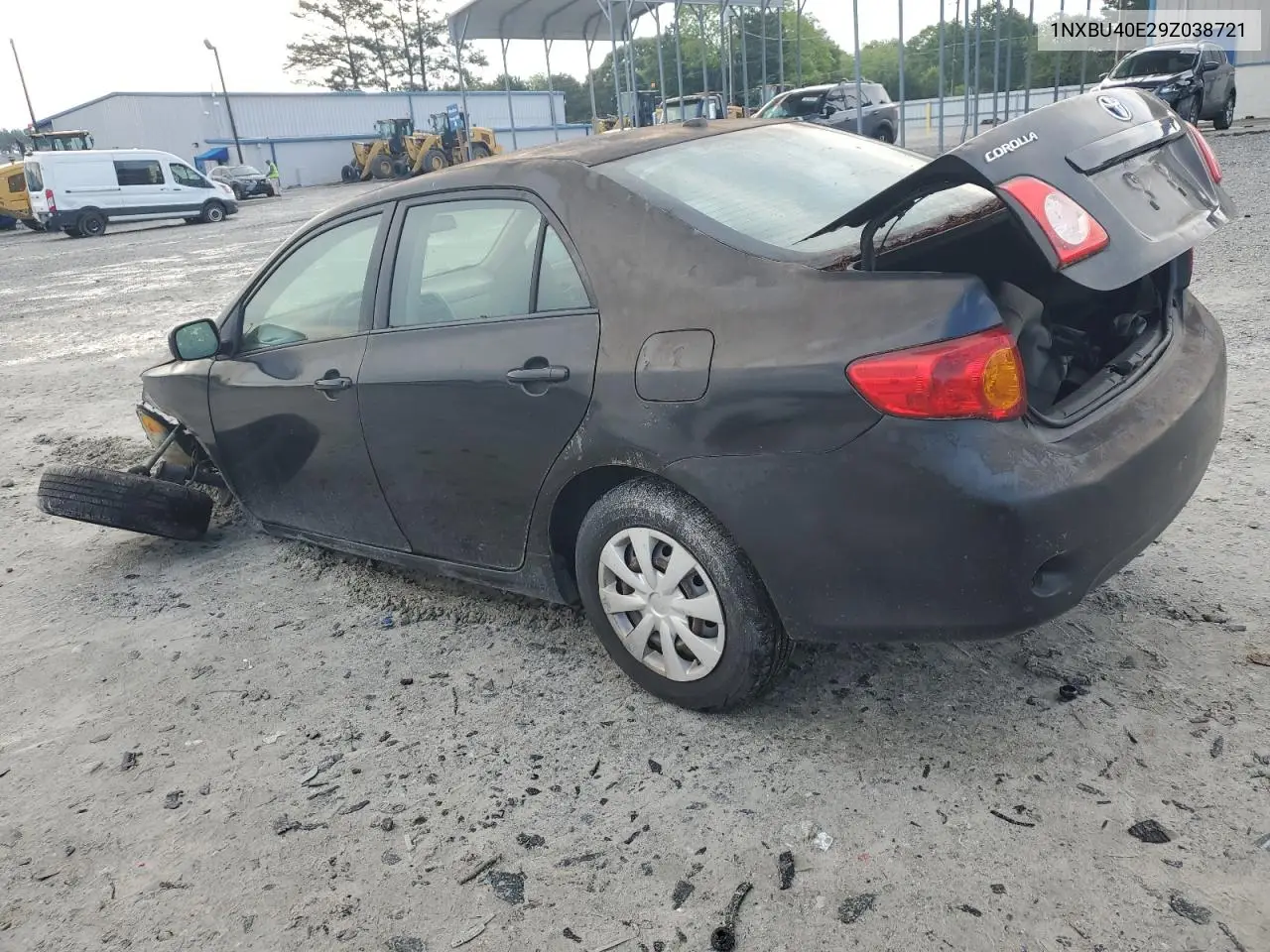 2009 Toyota Corolla Base VIN: 1NXBU40E29Z038721 Lot: 55910495