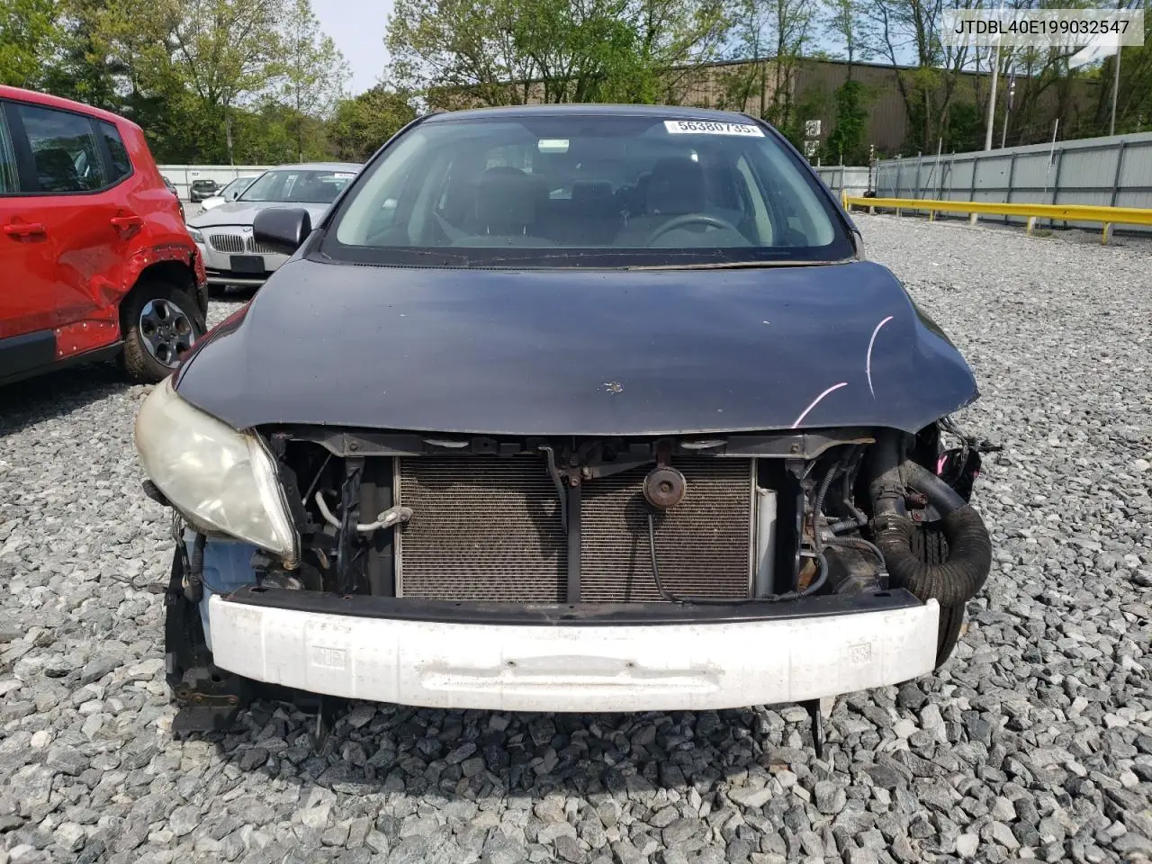 2009 Toyota Corolla Base VIN: JTDBL40E199032547 Lot: 56380735