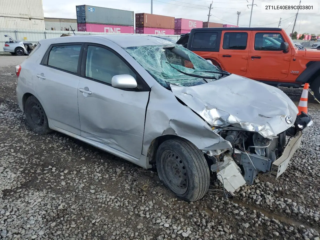 2009 Toyota Corolla Matrix S VIN: 2T1LE40E89C003801 Lot: 56510195