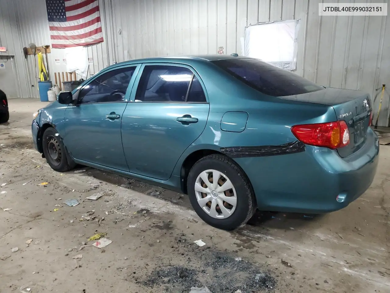 2009 Toyota Corolla Base VIN: JTDBL40E999032151 Lot: 56746905