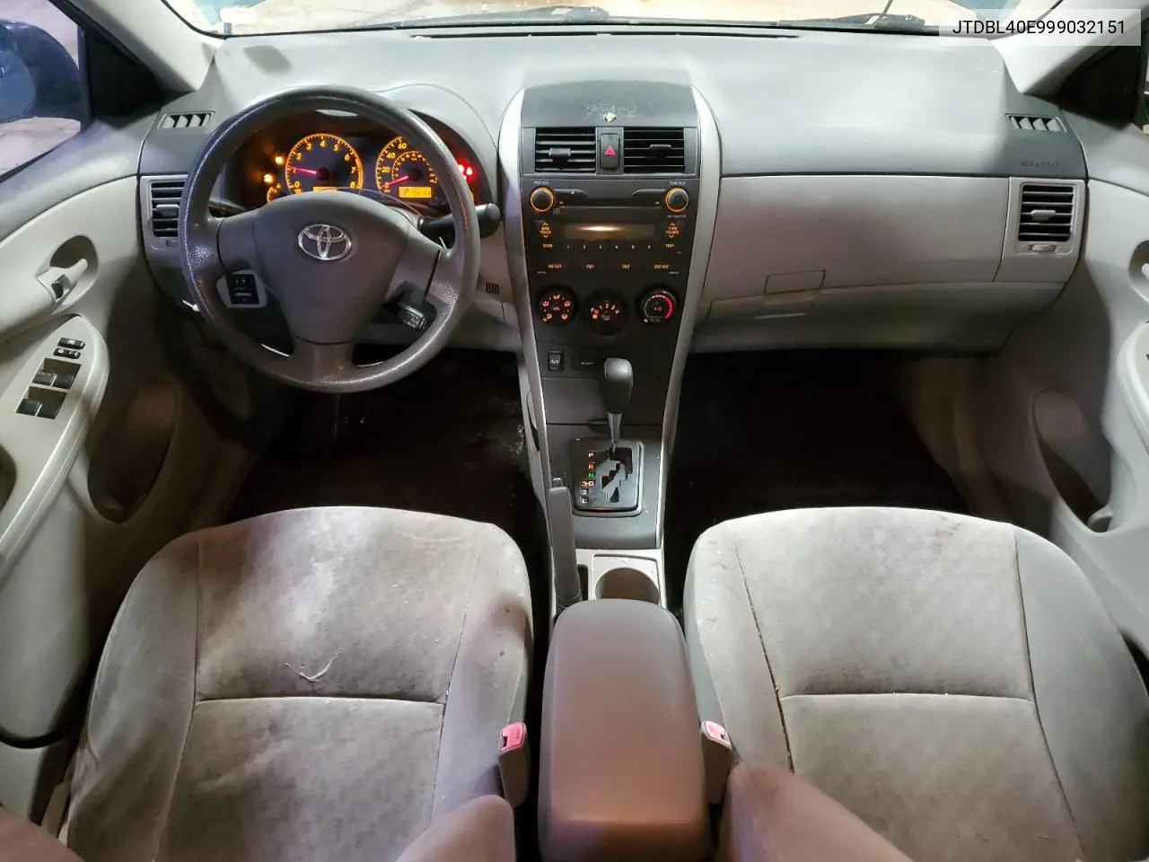 2009 Toyota Corolla Base VIN: JTDBL40E999032151 Lot: 56746905