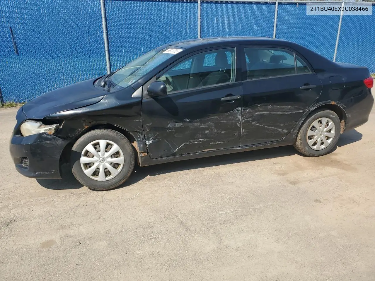 2009 Toyota Corolla Base VIN: 2T1BU40EX9C038466 Lot: 56911275