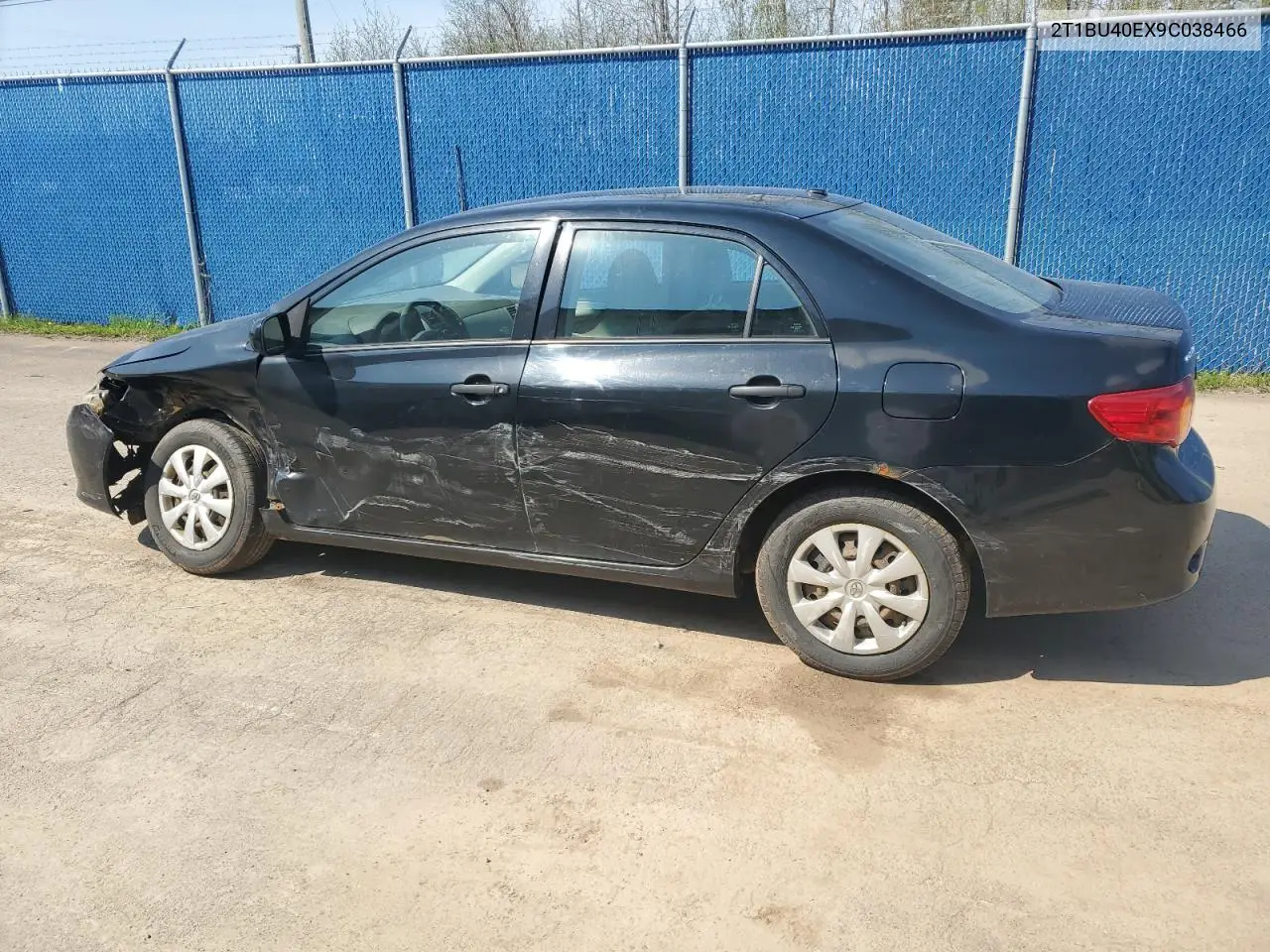 2009 Toyota Corolla Base VIN: 2T1BU40EX9C038466 Lot: 56911275